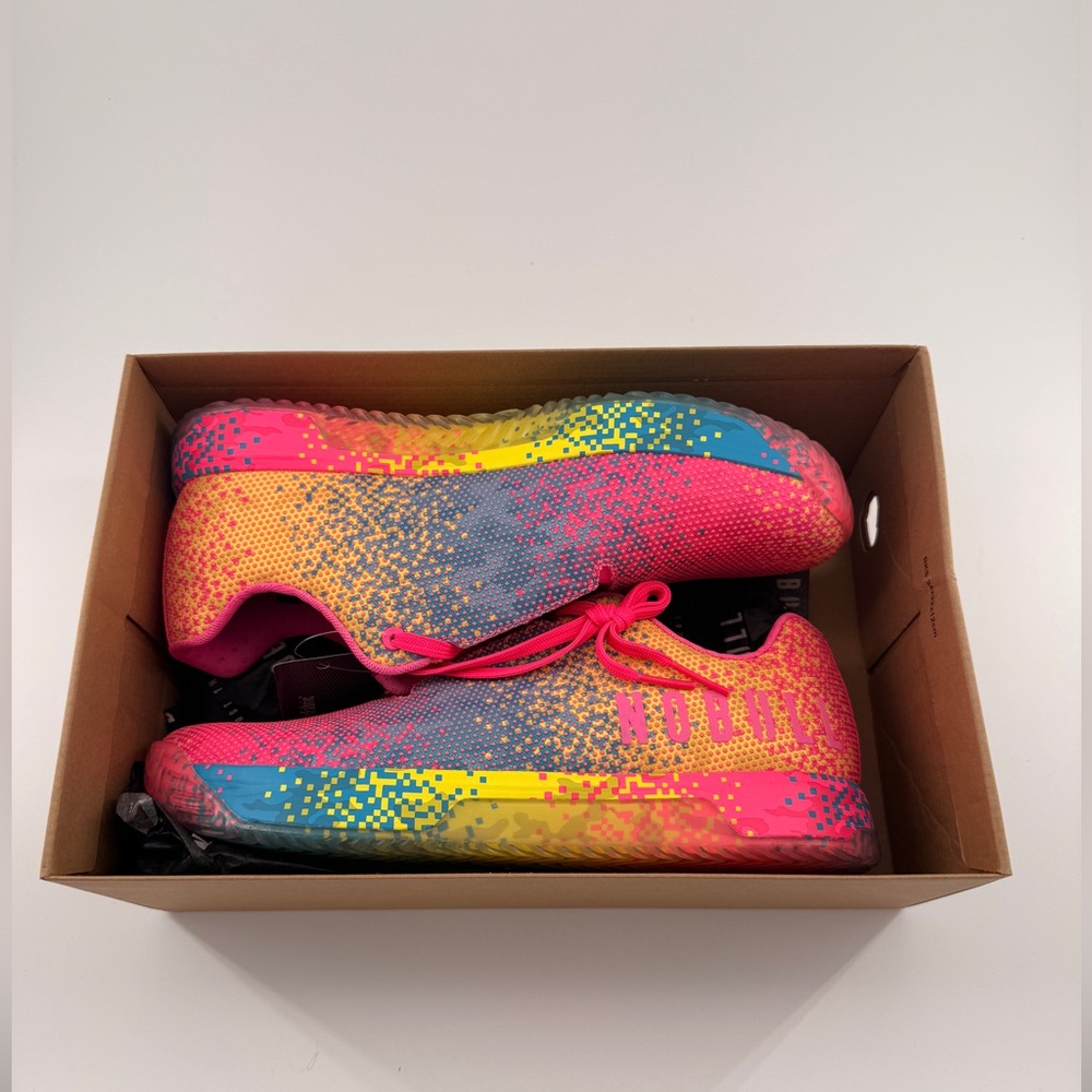 NOBULL Neon Pink Glitch Trainer Men’s Size 11.5 or Women’s Size 13